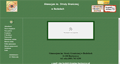 Desktop Screenshot of gim-bezledy.gmina-bartoszyce.pl